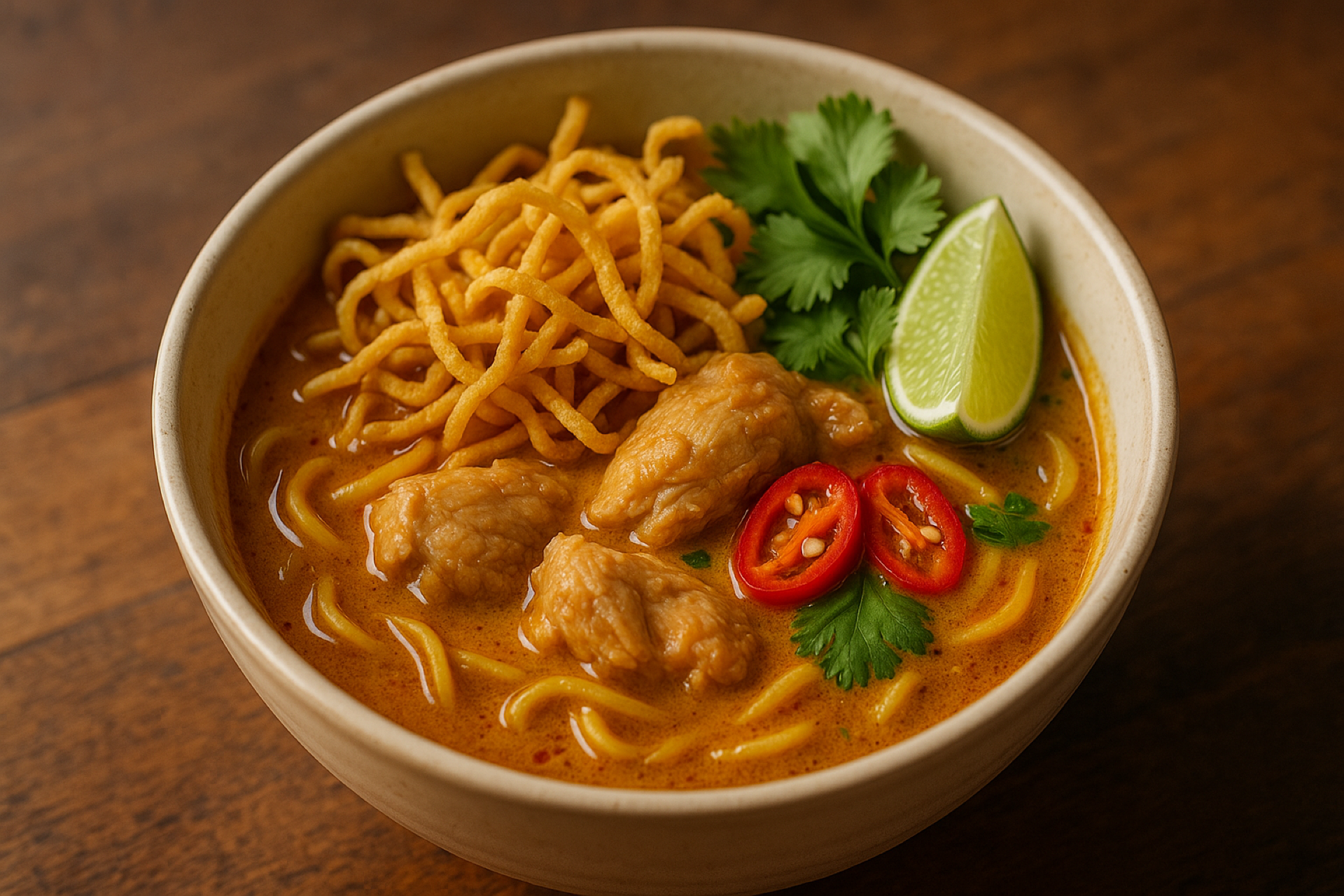 Khao Soi โ Famous Noodle Soup of Northern Thailand