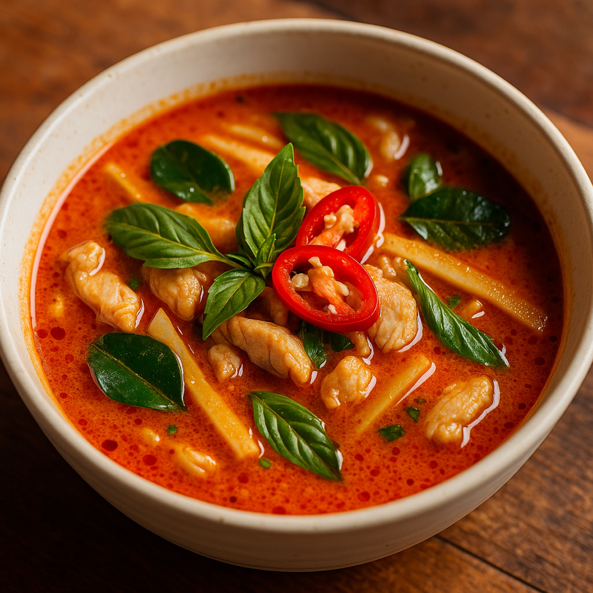 Red Curry β ΠΊΡΠ°ΡΠ½ΠΎΠ΅ ΠΊΠ°ΡΡΠΈ, ΠΎΡΡΡΠΎΠ΅ ΡΠ°ΠΉΡΠΊΠΎΠ΅ Π±Π»ΡΠ΄ΠΎ